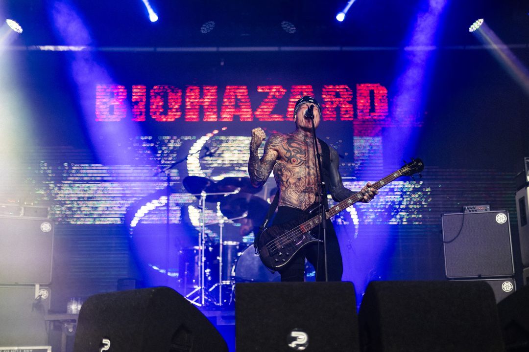 Biohazard live in Ysselsteyn, The Netherlands