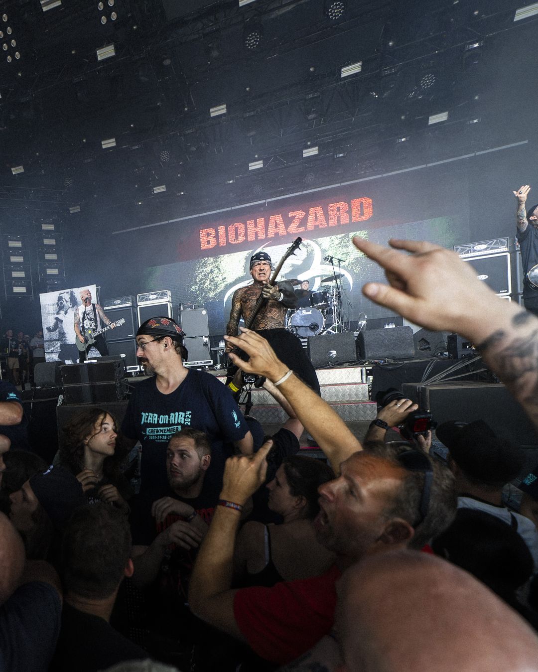 Biohazard live in Ysselsteyn, The Netherlands