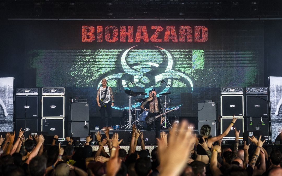 Biohazard live in Ysselsteyn, The Netherlands