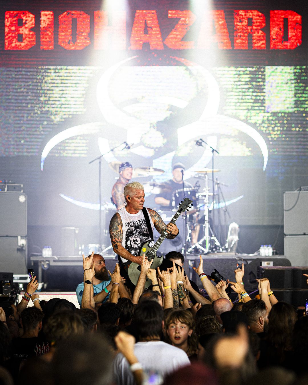 Biohazard live in Ysselsteyn, The Netherlands