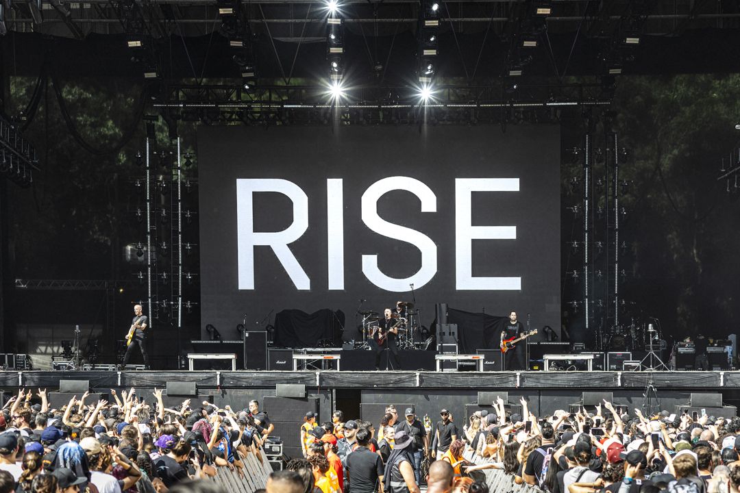 Rise Against live in Curitiba, Brazil