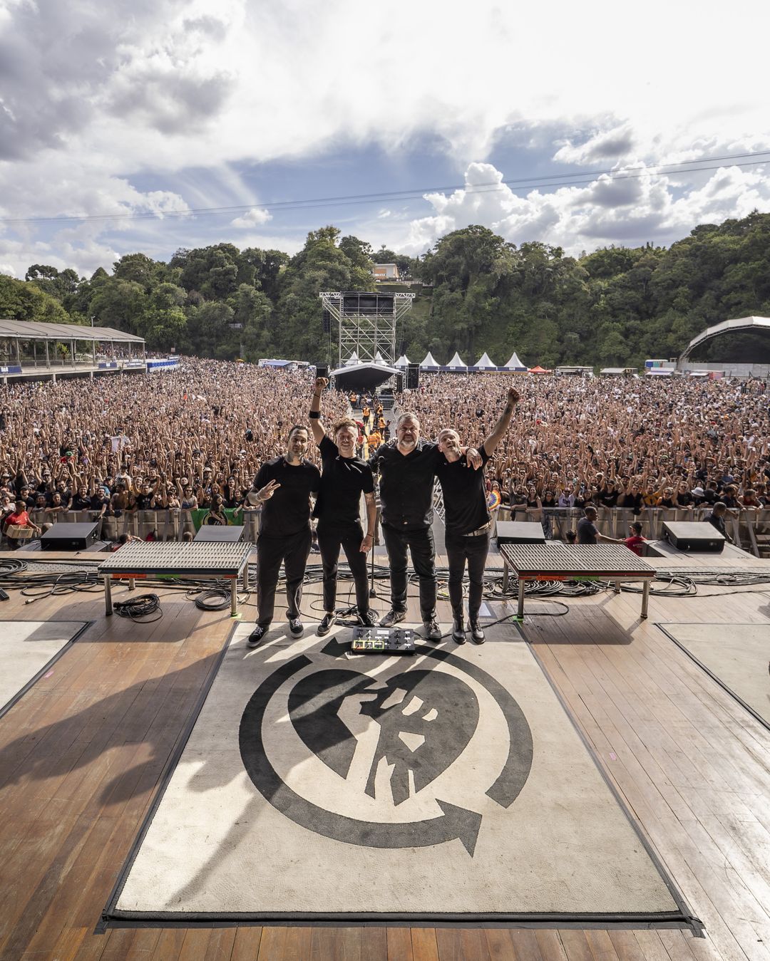 Rise Against live in Curitiba, Brazil