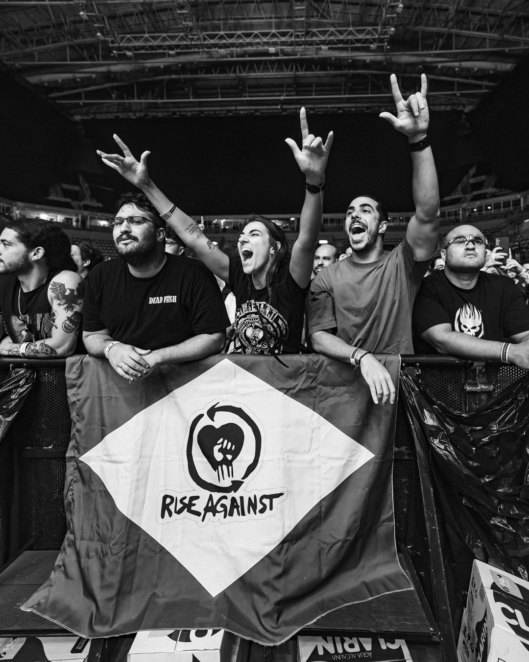 Rise Against live in Rio de Janeiro, Brazil