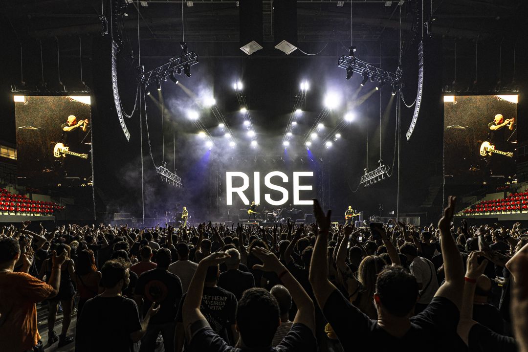 Rise Against live in Rio de Janeiro, Brazil
