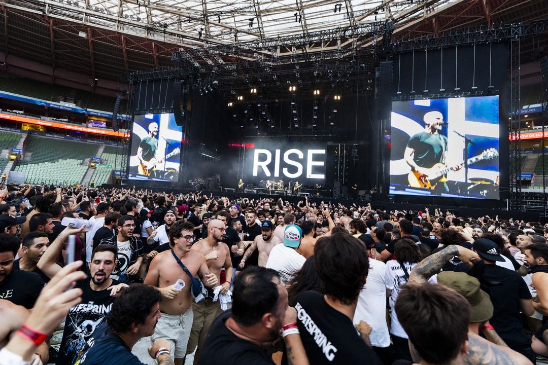 Rise Against live in Sao Paulo, Brazil