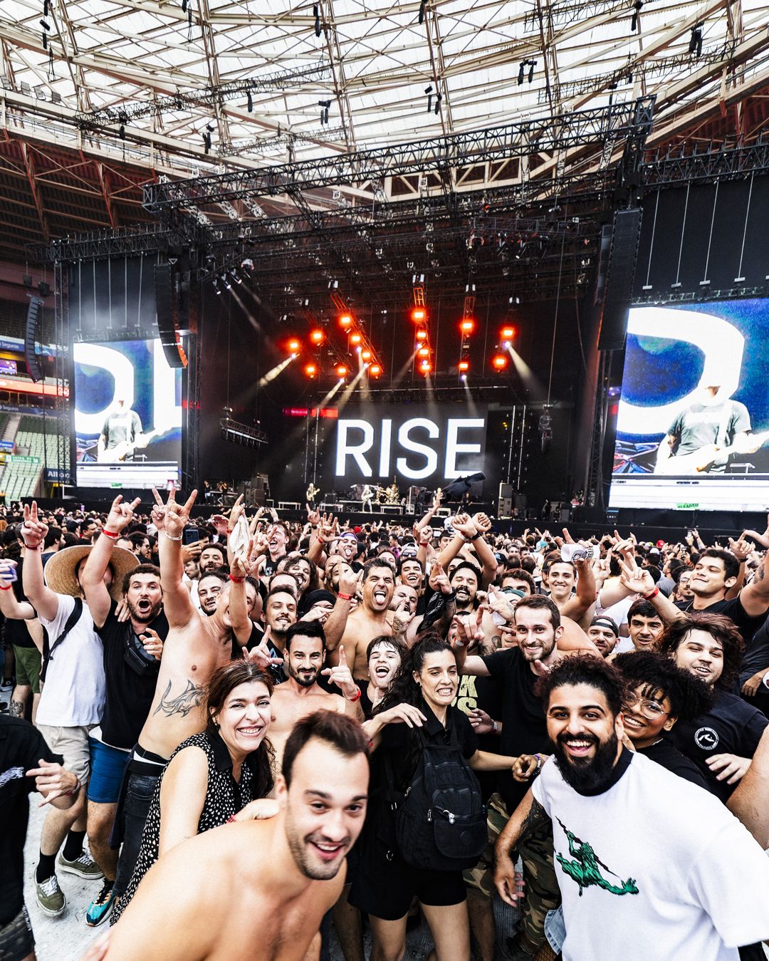 Rise Against live in Sao Paulo, Brazil