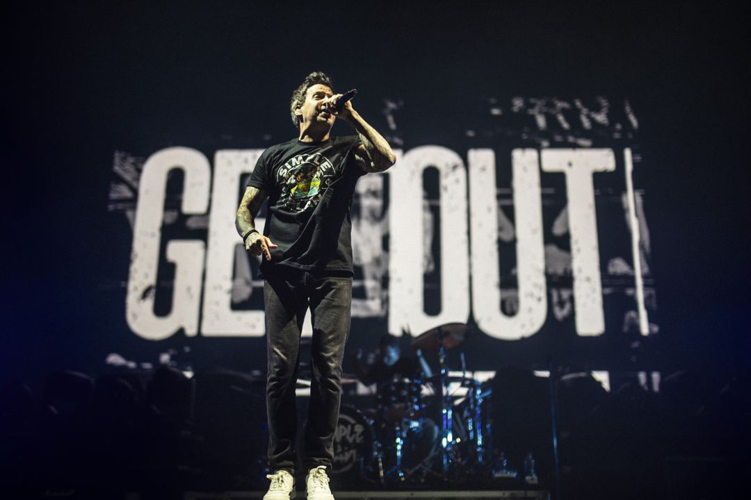 Simple Plan live at Brisbane Entertainment Centre in Brisbane on extended