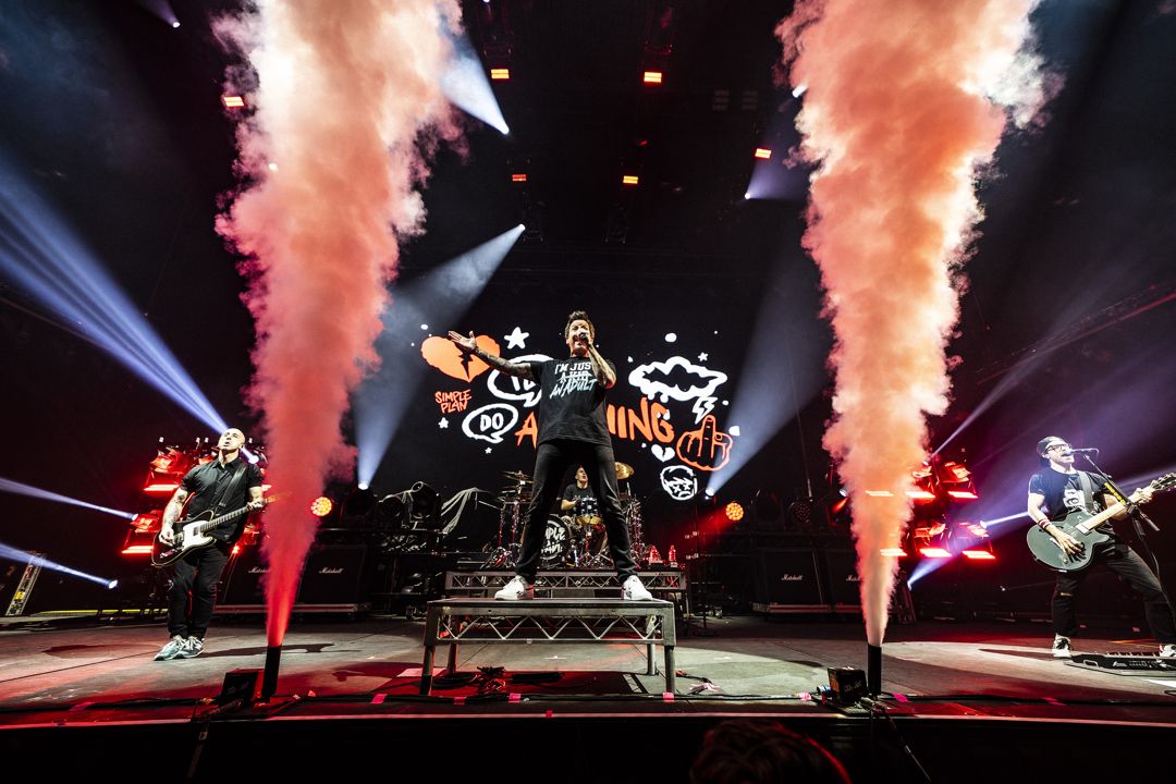 Simple Plan live in Brisbane, Australia