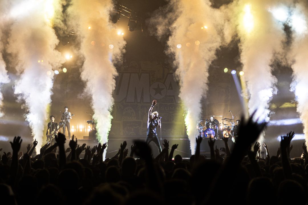 Sum 41 live in Den Bosch, The Netherlands