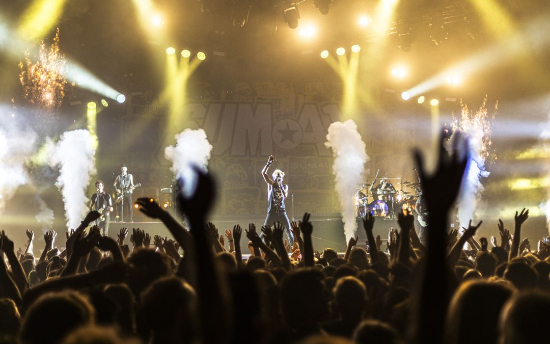 Sum 41 live in Den Bosch, The Netherlands