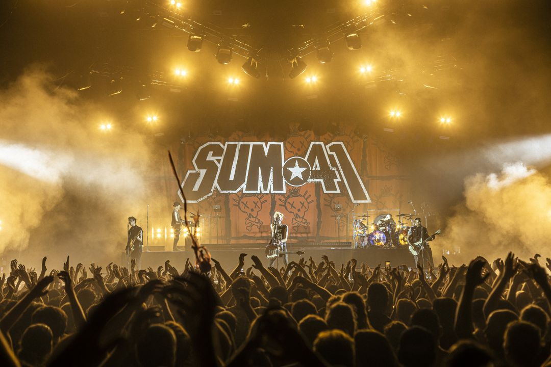 Sum 41 live in Den Bosch, The Netherlands