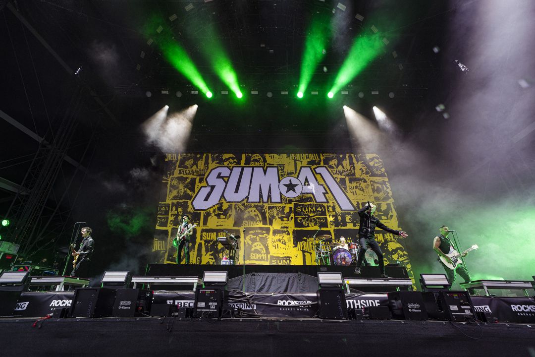 Sum 41 live in Neuhausen Ob Eck, Germany