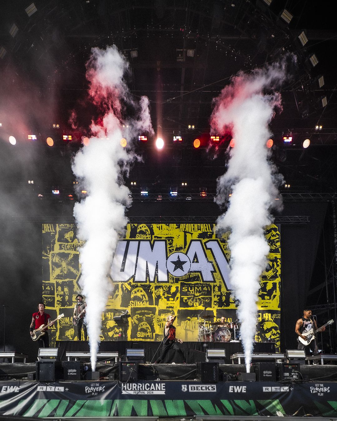 Sum 41 live in Scheessel, Germany