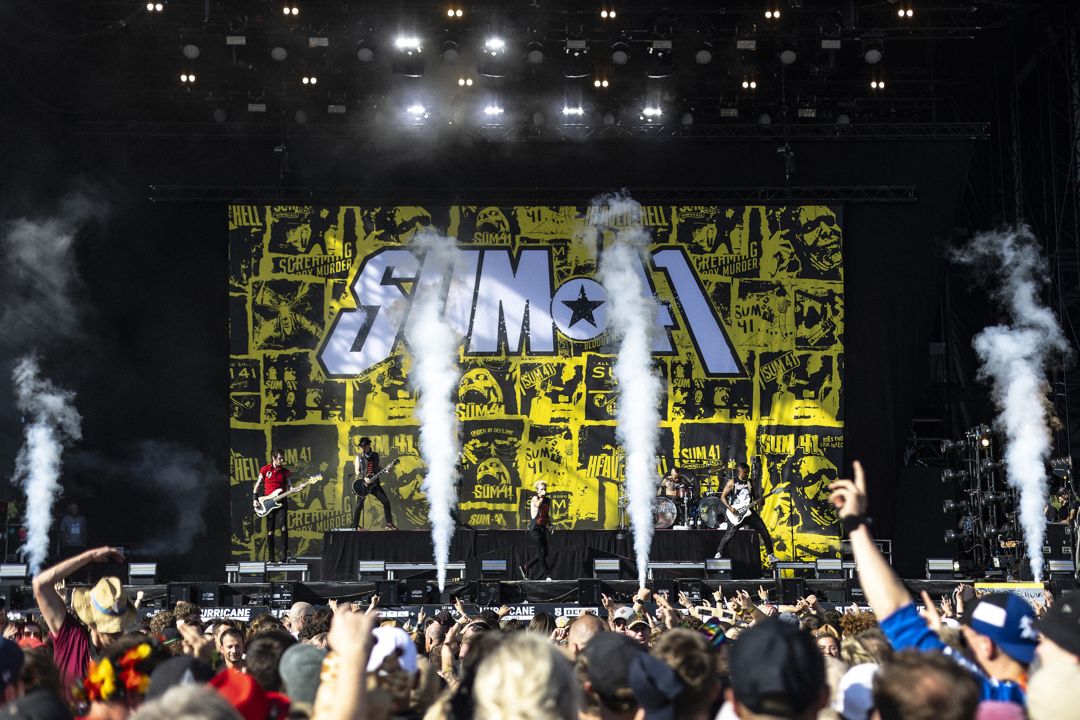 Sum 41 live in Scheessel, Germany