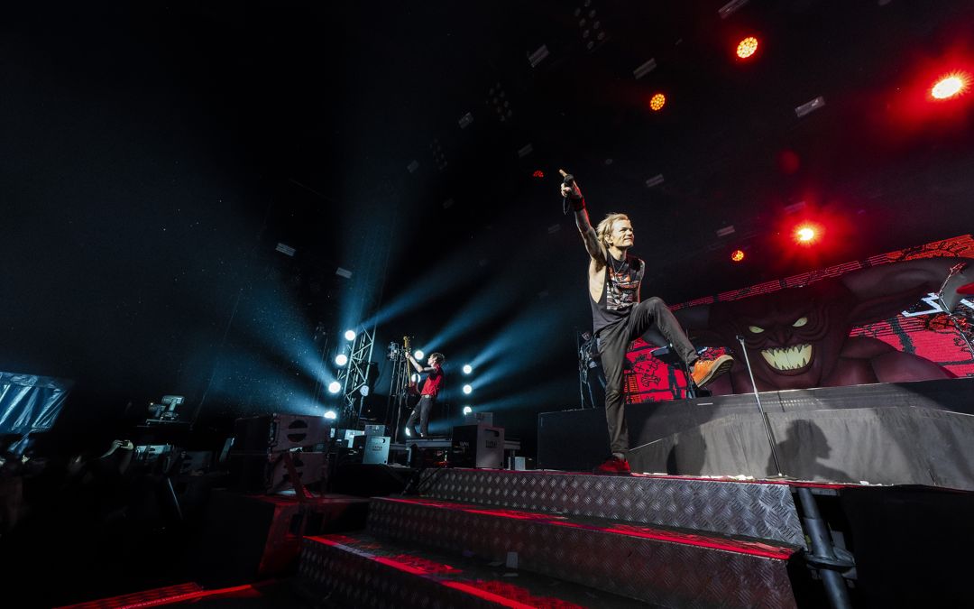 Sum 41 live in Ysselsteyn, The Netherlands