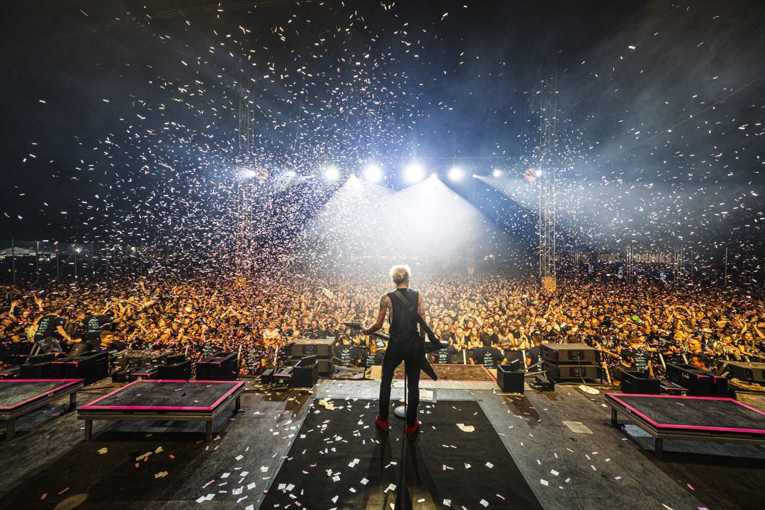 Sum 41 live in Ysselsteyn, The Netherlands