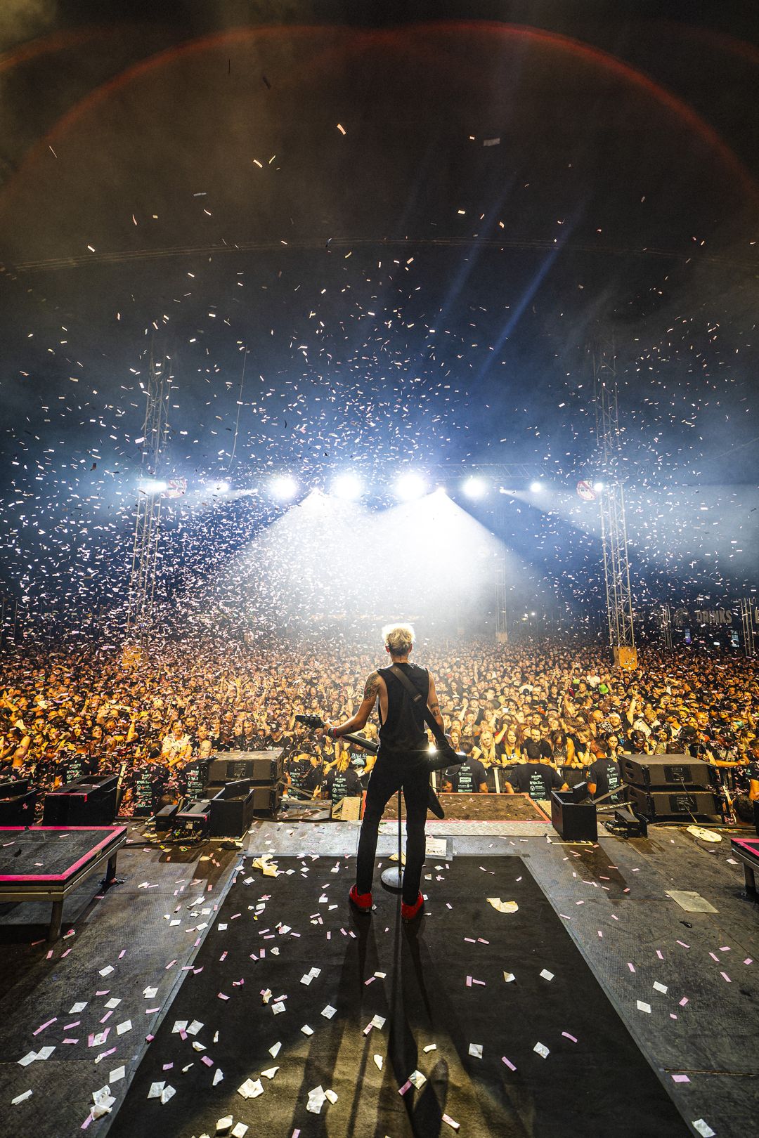 Sum 41 live in Ysselsteyn, The Netherlands