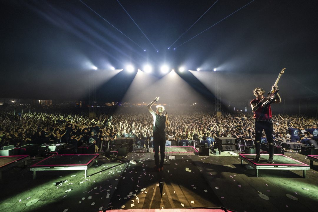 Sum 41 live in Ysselsteyn, The Netherlands