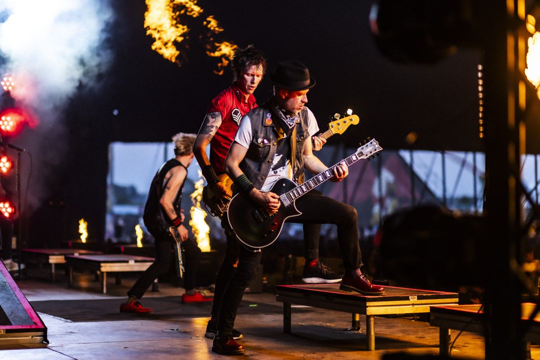 Sum 41 live in Ysselsteyn, The Netherlands