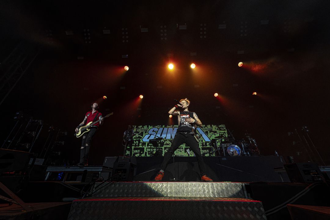 Sum 41 live in Ysselsteyn, The Netherlands