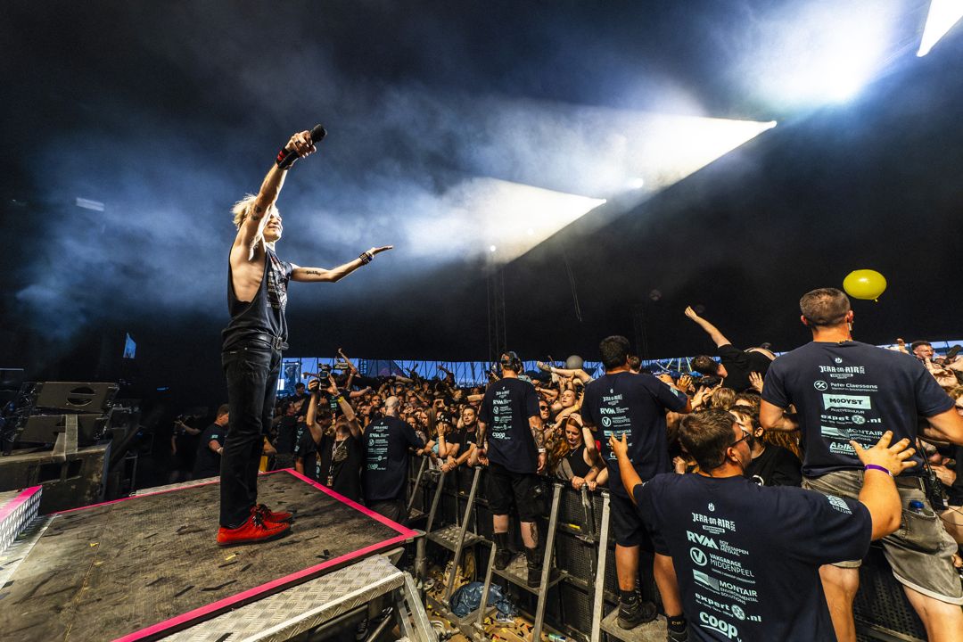 Sum 41 live in Ysselsteyn, The Netherlands