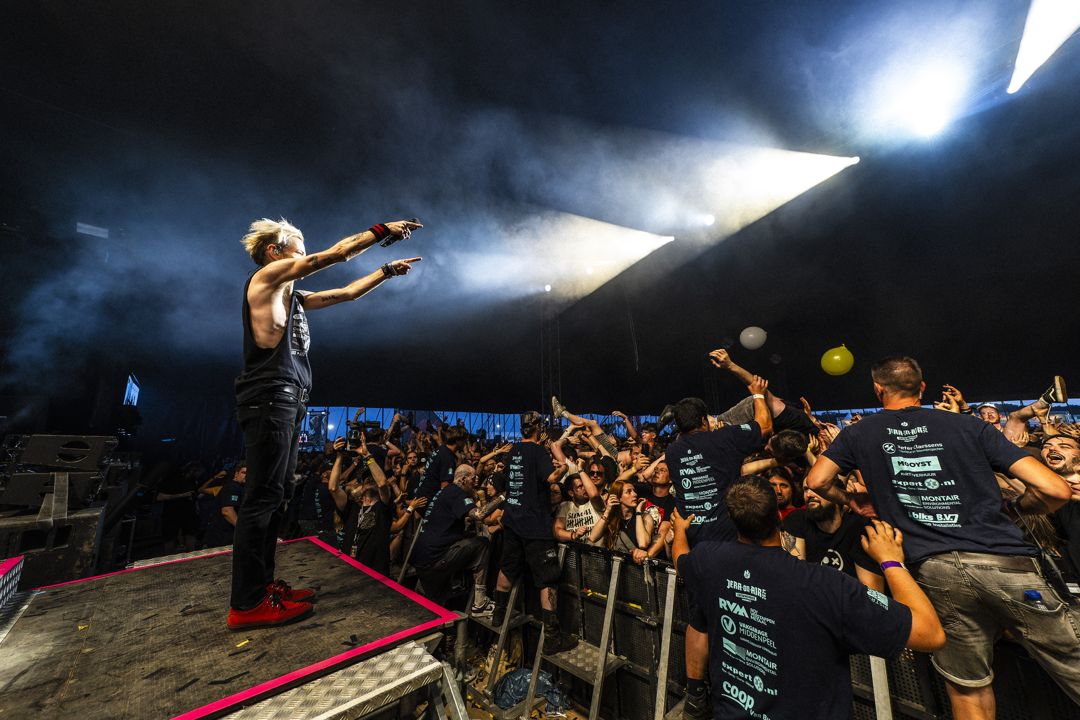 Sum 41 live in Ysselsteyn, The Netherlands