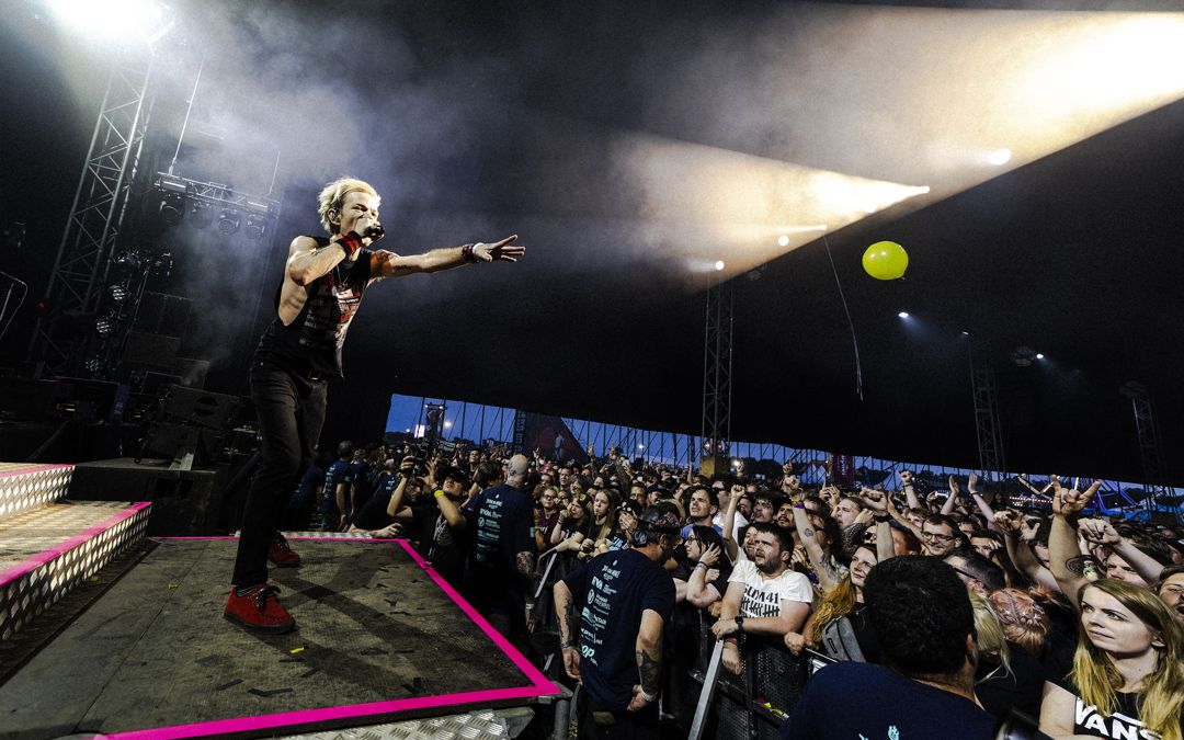 Sum 41 live in Ysselsteyn, The Netherlands