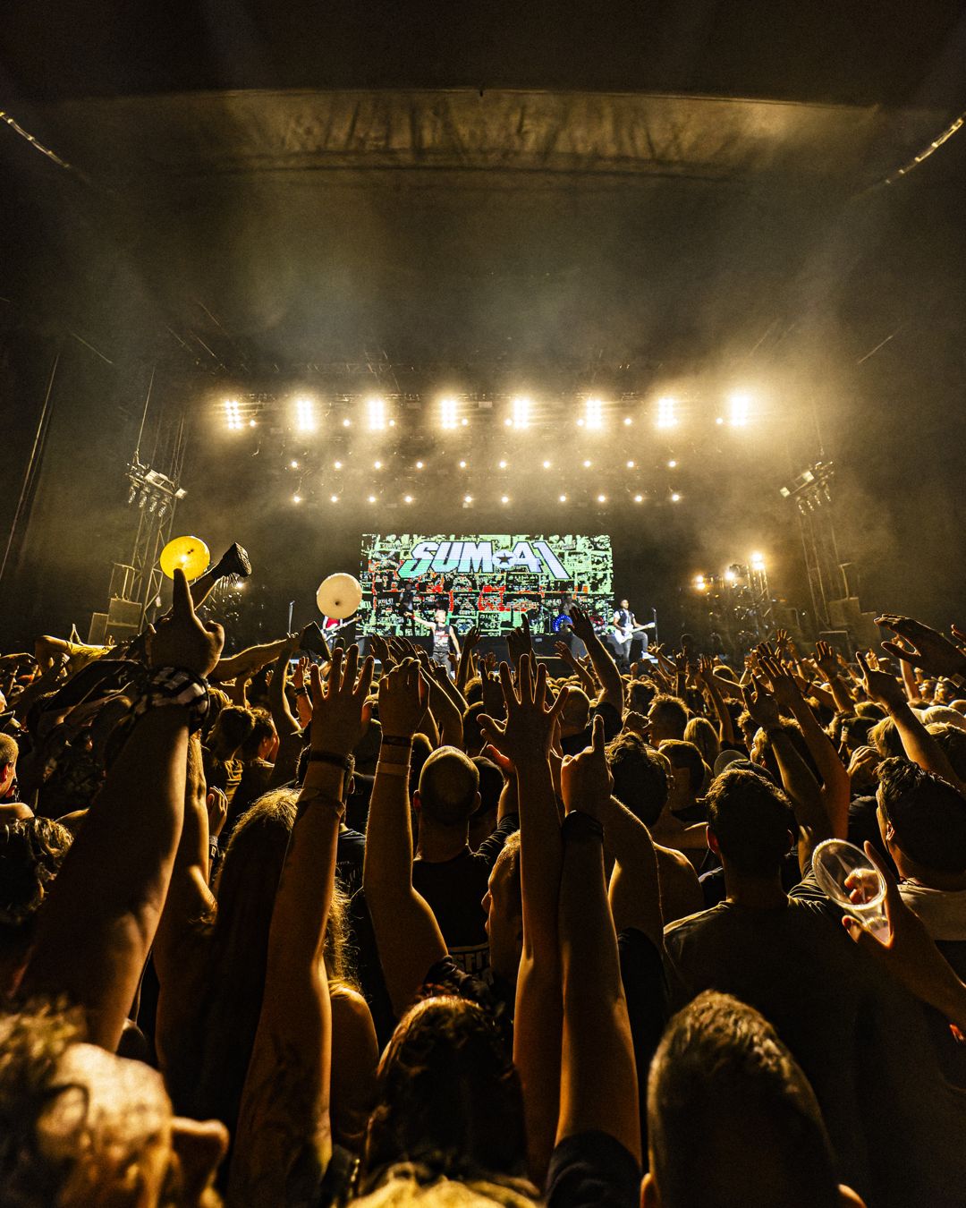 Sum 41 live in Ysselsteyn, The Netherlands