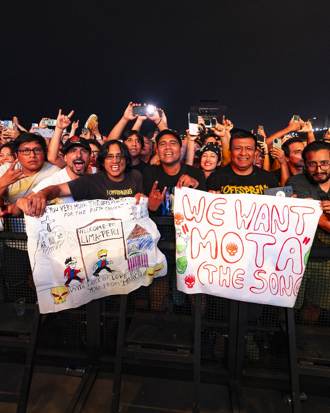 The Offspring live in Lima, Peru