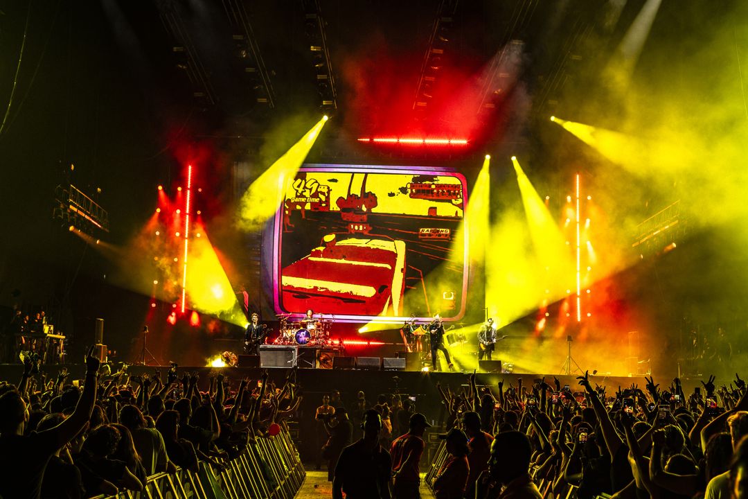 The Offspring live in Sao Paulo, Brazil