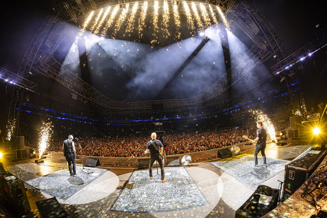 The Offspring live at Allianz Parque in Sao Paulo on extended